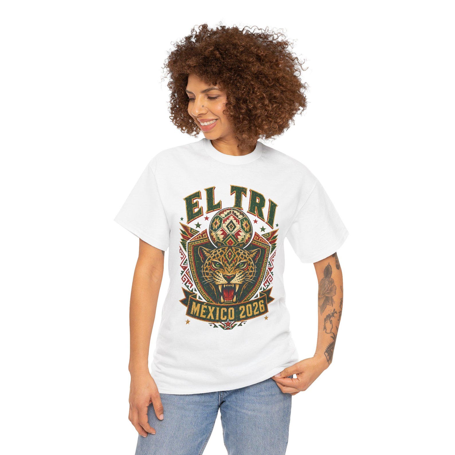Playera Mexico Mundial 2026 - Camiseta de Futbol Retro - Estilo Vintage Seleccion Mexicana Copa del Mundo - Regalo Hincha - Unisex Tee 2XL