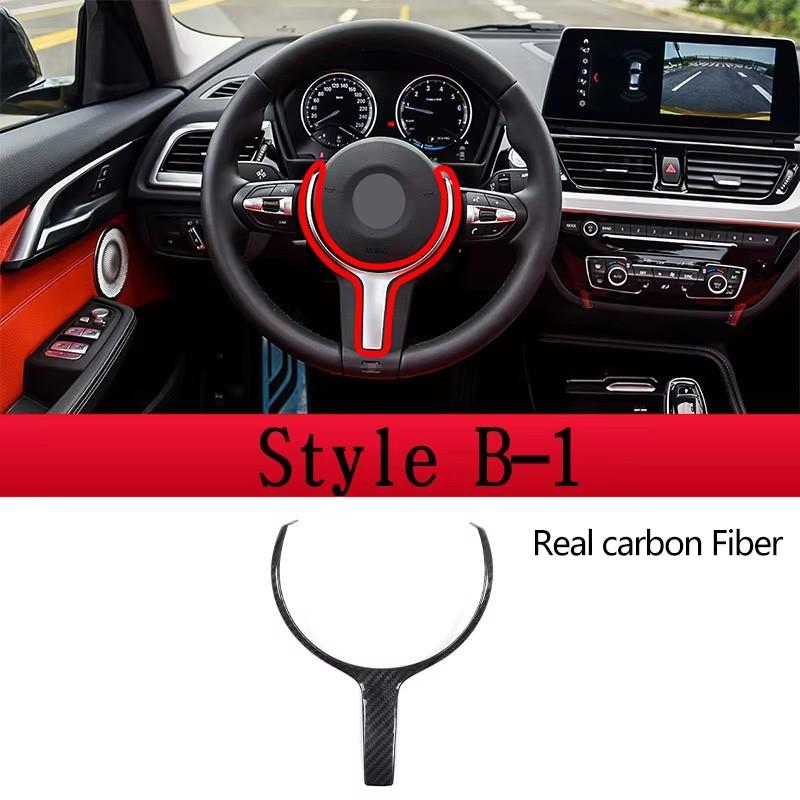 For BMW 3 4 Series F30 F31 F32 F35 2013-2019 Real Carbon Fiber Car Console Gear Shift Panel Decoration Cover Trim Stickers