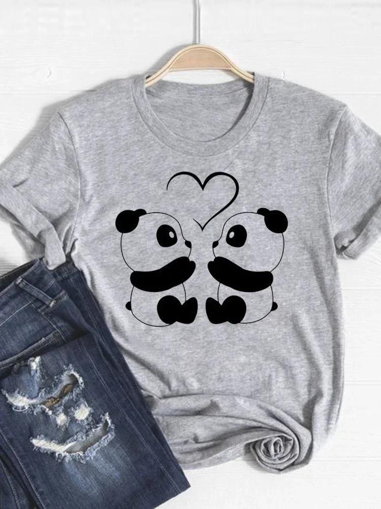 Womens Watercolor Love Heart Print Short Sleeve Tee Basic Clothing Summer Top Graphic Clothes Sweet Fashion Aesthetic Clothes