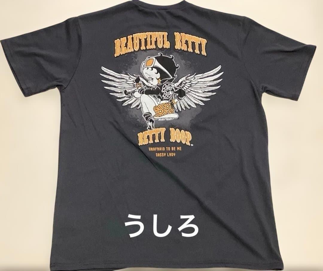 BETTY BOOP Betty BOOP T-shirt L Gray SASSY LADY Betty L