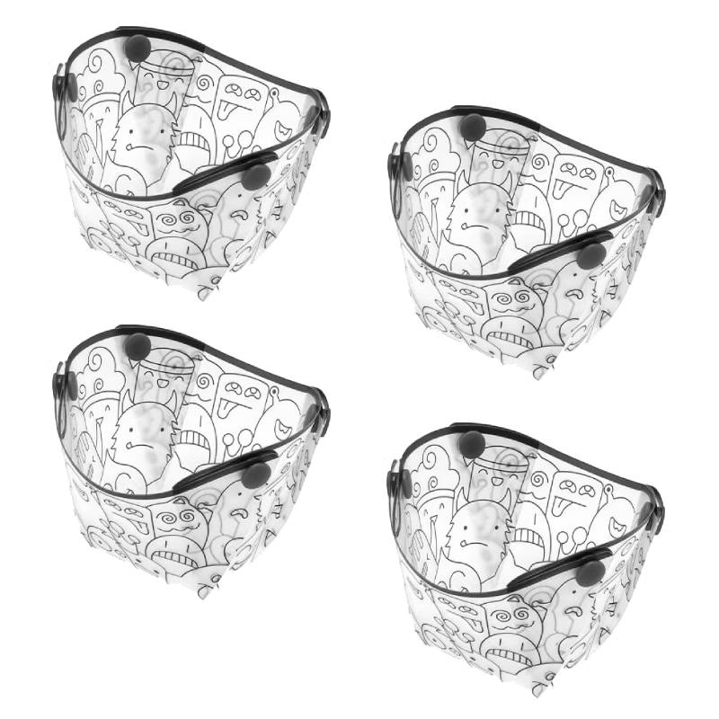 Collapsible Bowl Set Outdoor Camping Foldable Tableware Ultralight Portable Plastic Folding Bowl Dinner Plate Cup Travel Picnic