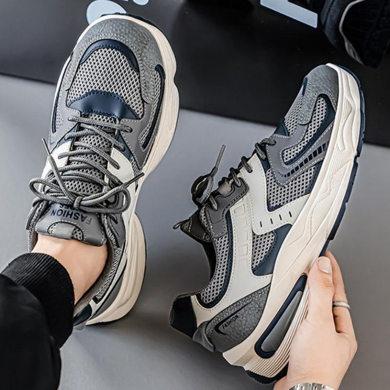 Men's Sneakers Platform Casual Shoes Fashion Breathable Non-Slip Running Shoes Lace-up Rubber Shoe Designer Outdoor Men Shoes