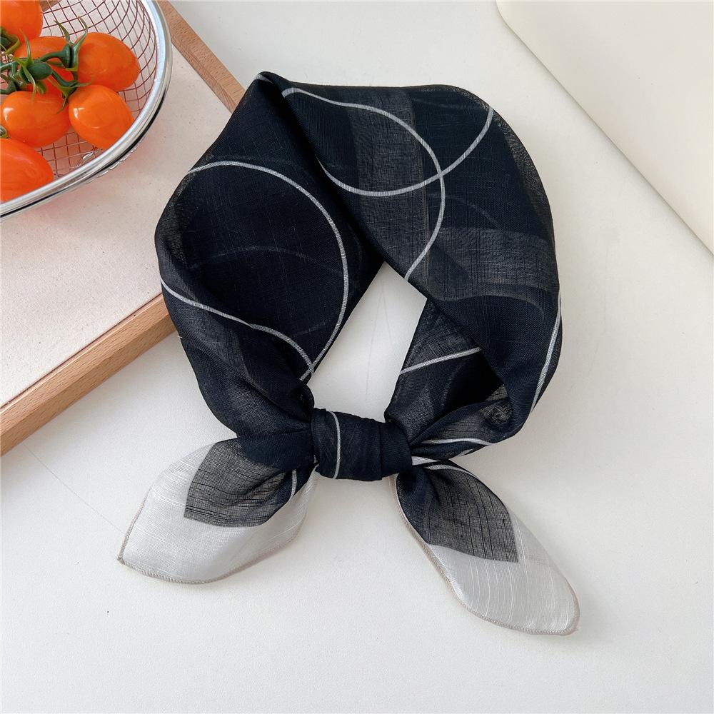 58*58cm Hair Scarf Square Scarf Hairscarf Headscarf Handkerchief Bandanas Turban Shawl Wrap Headband Hairband