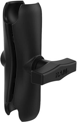 RAM MOUNTS RAM-201UA [Bras 1,5 pouce] Bras à double rotule M (Aluminium) Noir [1,5 pouce]