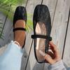 Breathable Mesh Women's Plus Size Flats 2025 Summer New Arrival Korean Style Casual Flat Shoes Soft Sole Sweet Style