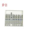 10pcs/box Dental Diamond Burs Drill FG Diamond 1.6mm Shank for High Speed Handpiece Burs