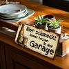 Vintage German Beer Garage Wooden Sign, Retro Bar, Man Cave, Garage & Patio Hanging Plaque, Funny Alcohol-Themed Home Decor Gift for Beer Lovers