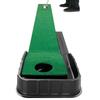 Golf Single Hole Flocking Putter Practice Mat