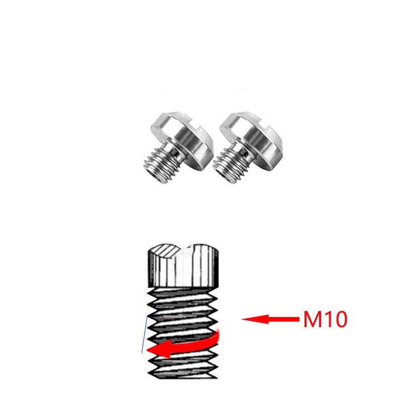 2 uds M8 / M10 espejo retrovisor de motocicleta agujeros tapones tornillos modificación de piezas de aleación de aluminio