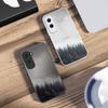 Misty Forest Black For Honor 200 90 8X 9X Pro Lite P50 P40 Nova 10 11i P60 Magic4 6 Mate 20 50 Tempered Glass Phone Case