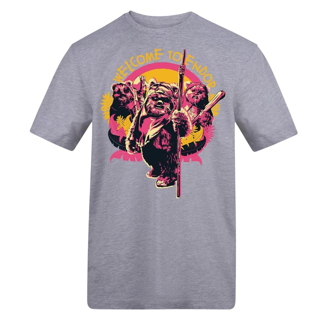 Star Wars Mens Welcome To Endor Ewok T-Shirt