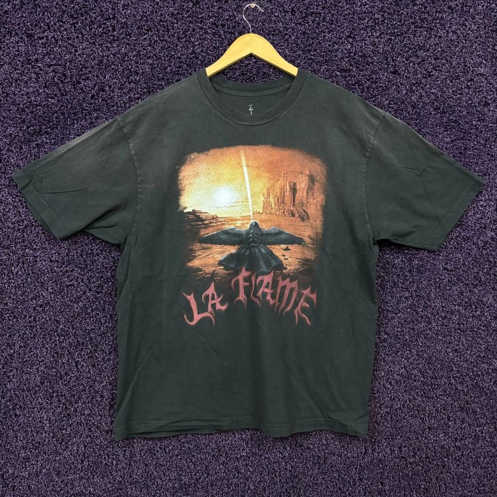 T-shirt Esclusiva Coachella Travis Scott La Flame Taglia Extra Large