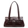 High-end Underarm Bag Women's New Trend Fashion Versatile Rivet Locomotive Bag Retro Light Luxury Hand Bag