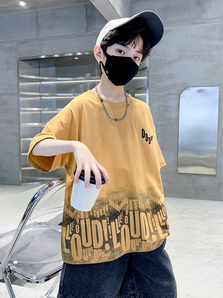 Boys' Summer Short-sleeved T-shirt