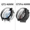 Pouzdro pro Huawei Watch GT 5/GT5 Pro 46mm Ochranné sklo na displej a Pevný PC Ochranný nárazník Kryt Huawei GT5 Příslušenství