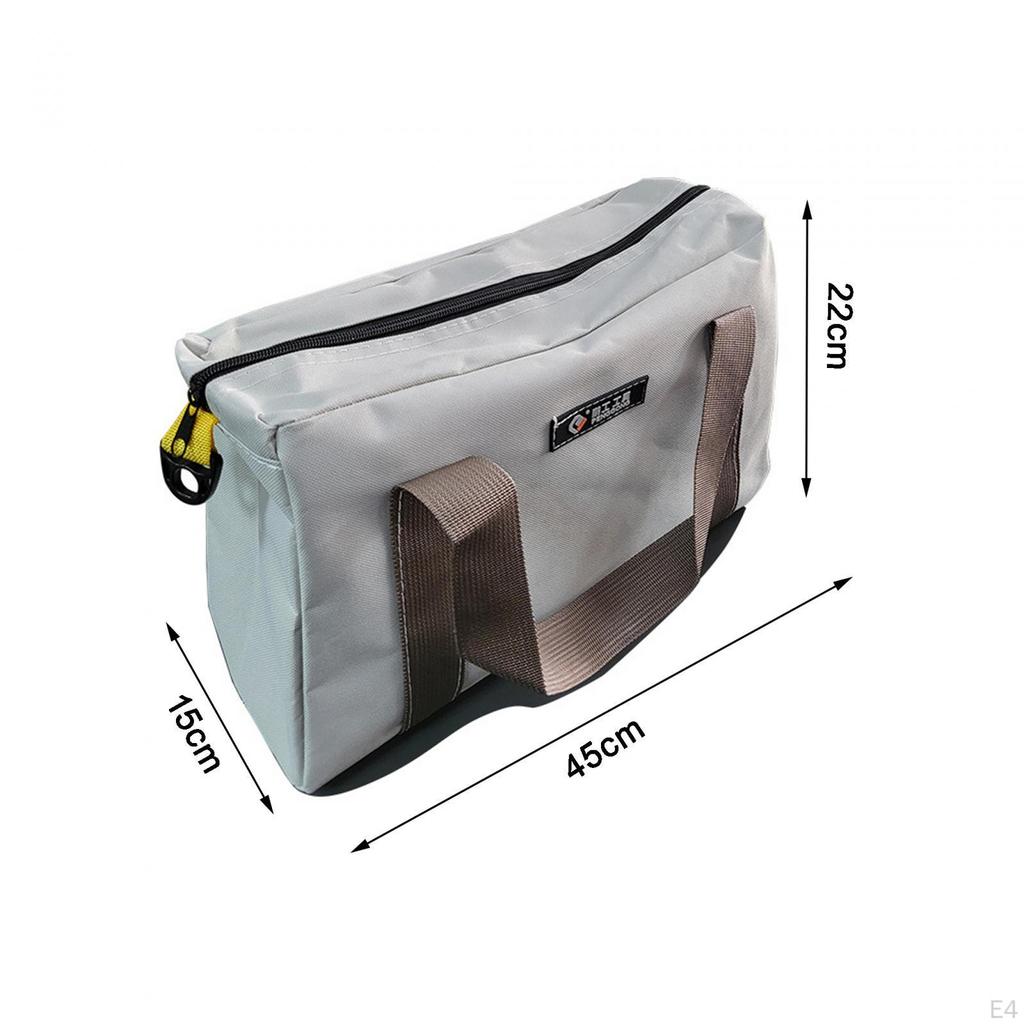 Tool Bag Large Capacity Waterproof Scratches Resistant Wide Mouth Tote