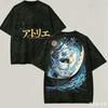 2026 Witch Hat Atelier Coco Double Sided Anime Graphic Vintage Washed T-Shirt Oversized Y2K Cotton Tee For Anime Enthusiasts