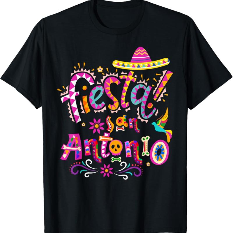 Fiesta Squad San Antonio Texas Cinco De Mayo laisse un t-shirt S разноцветный