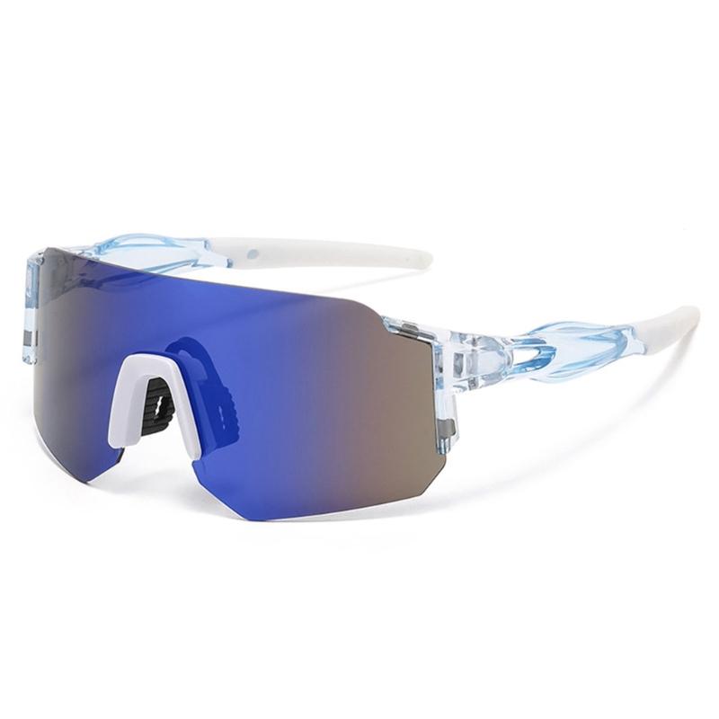 Outdoor Sports Sunglasses with Rimless PC Frame and Lens, Bright Sun Glasses for Fishing Driving and Cycling Use