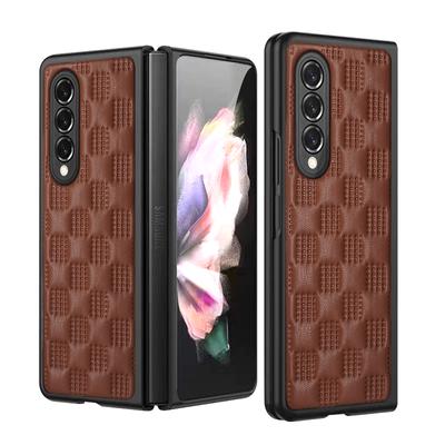 כיסוי עור דק ונוח לסמסונג גלקסי Z Fold 3 5g Fold3 כיסוי מגן מט לסמסונג Z Fold 3