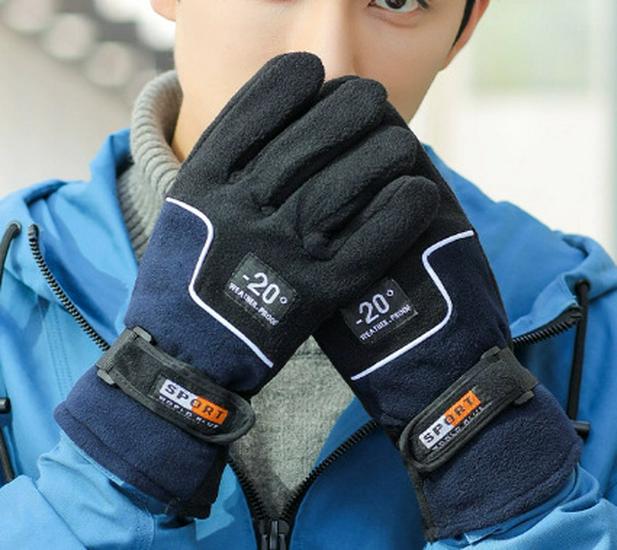 

2025 Водонепроницаемые велосипедные перчатки с флисовой подкладкой: Ветрозащитные лыжные мотоциклетные перчатки для осени и зимы