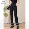 Women's Lightweight Straight Wide-Leg Suit Pants