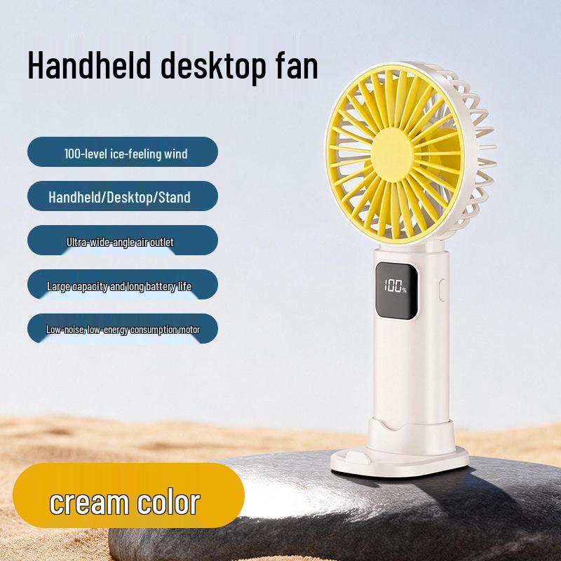 Mini Ventilateur Portable USB Rechargeable 2025 - Puissant Vent pour Usage Personnel dans les Dortoirs Étudiants