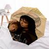 1pc Middle-earth Lord of the Rings Automatic Folding Umbrella - Compact 8-Rib Design, Durable Plastic & Iron1371L