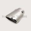 For Jeep Compass 2017 2018     Car Styling Cover Muffler End Stainless Steel Tail Pipe Dedicate Outlet Exhaust