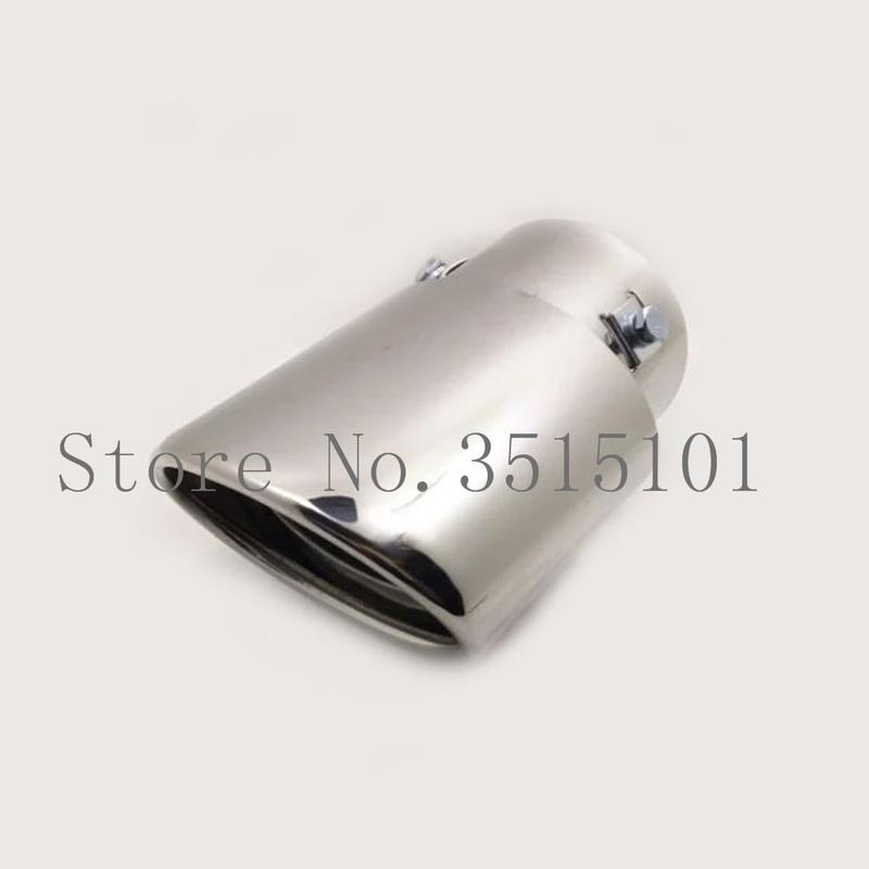 For Jeep Compass 2017 2018 Car Styling Cover Muffler End Stainless Steel Tail Pipe Dedicate Outlet Exhaust