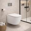 Interno 49 CM rimless wall-hung toilet bowl with W/O seat, white