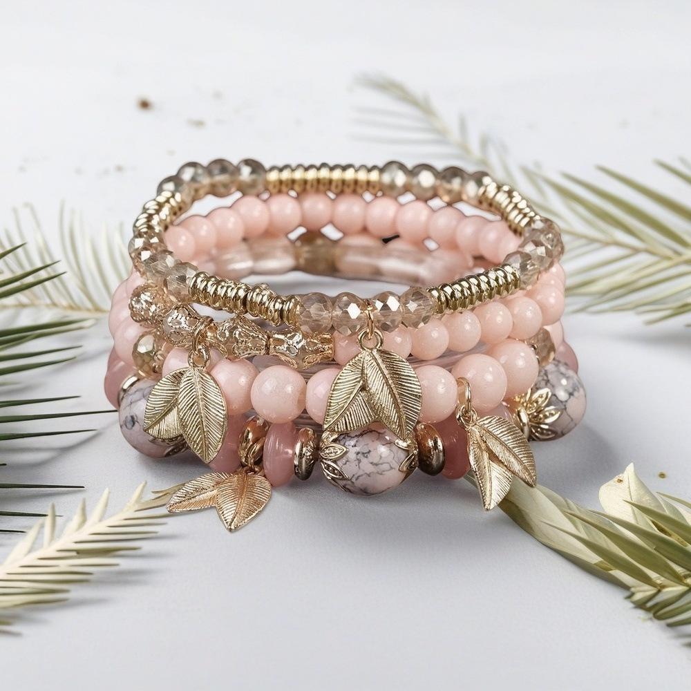 JYL TS Bracelet Elephant Glass  Bohemian Style Enhances Strength & Grace