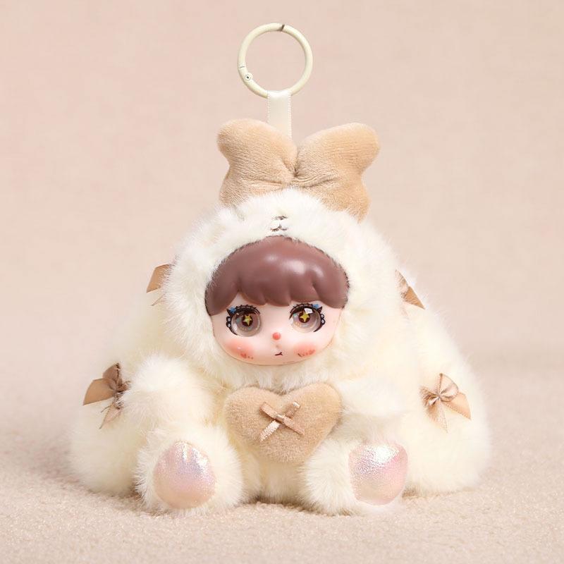 Cute Big Ear Rabbit Vinyl Plush Blind Box Pendant Bag Charm Girl Birthday Gift Collectible Figure