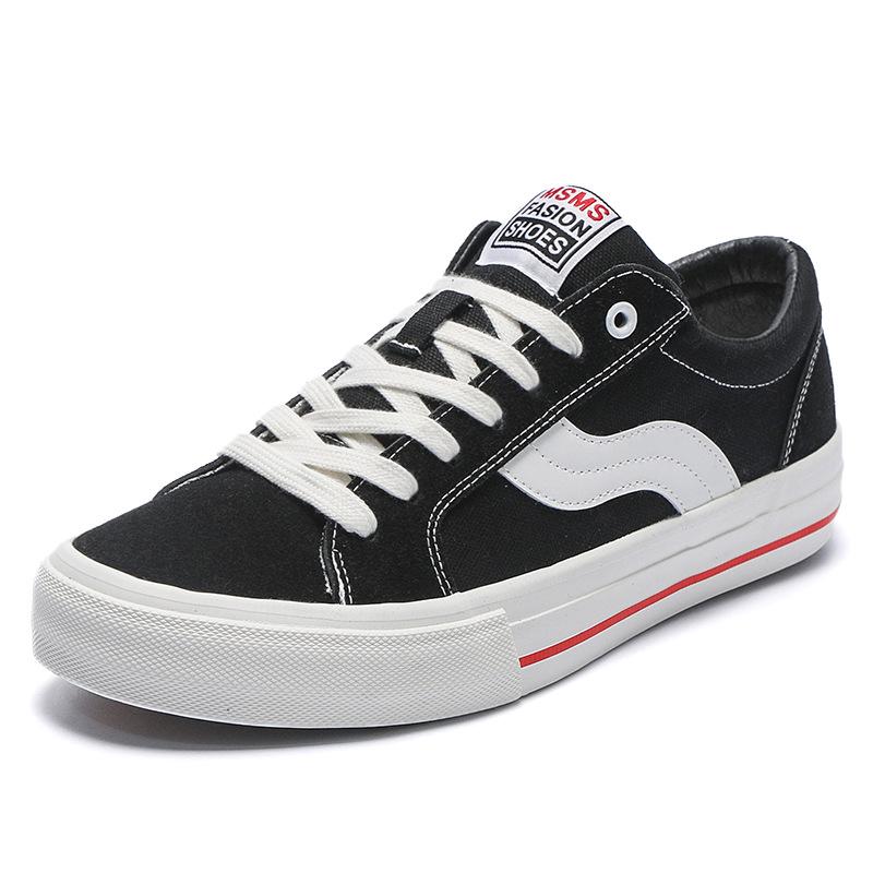 Autumn Men's Shoes Couple Board Shoes New Breathable Canvas Shoes Men's Trend Casual Shoes Men's Sports Skateboard Shoes Fashion