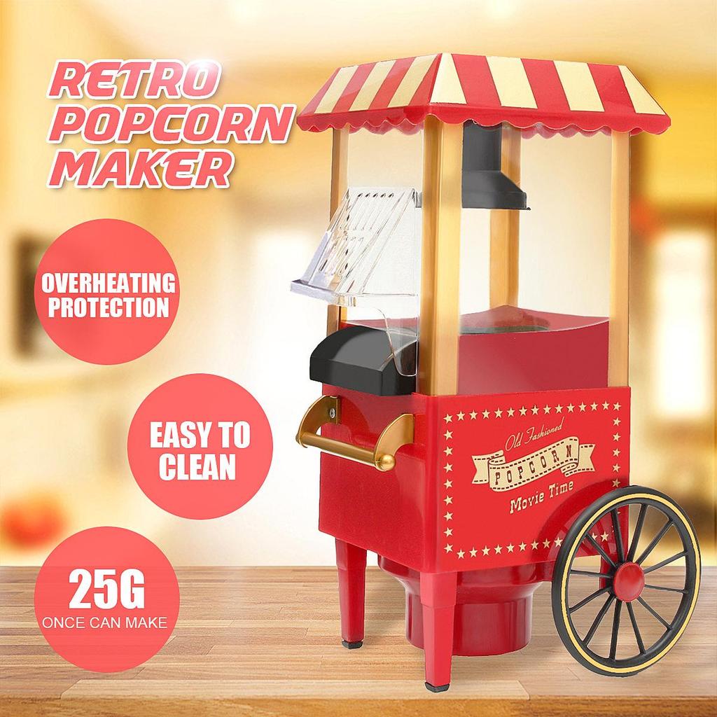 Creative Household Small Trolley Popcorn Machine Gift