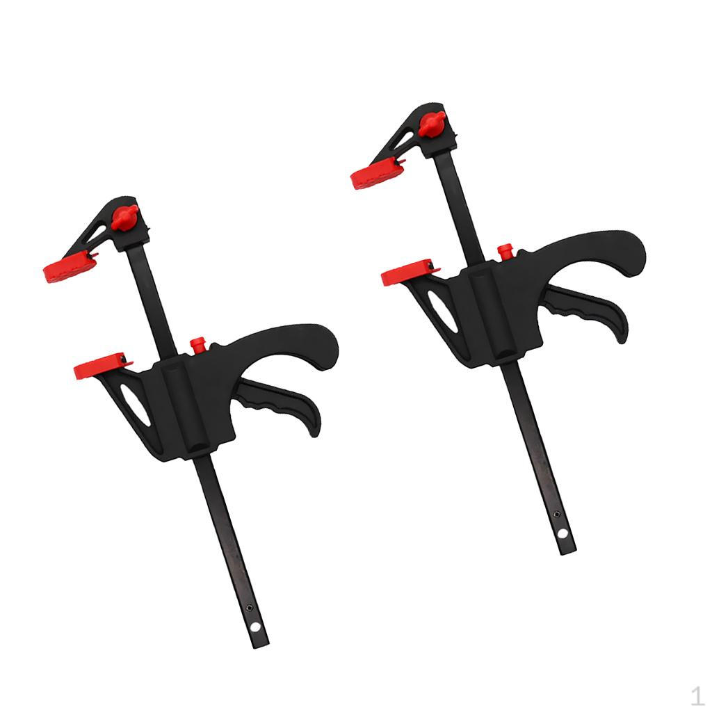 2pcs F Woodworking Clip Heavy Duty Woodwork Tool Clamp Random Color