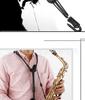 Saxophone Support: Double Shoulder Neck Strap for Alto, Tenor, and Soprano - Swiss Style