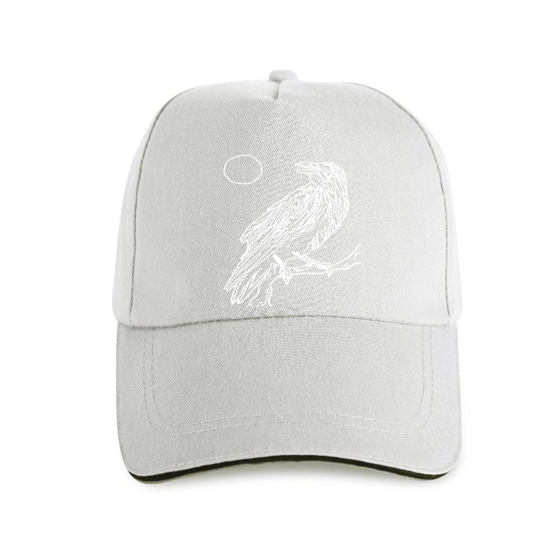 New Designing Vintage Gothic Crow Bird Baseball cap Natural Letters Novelty Adult Gents 2023