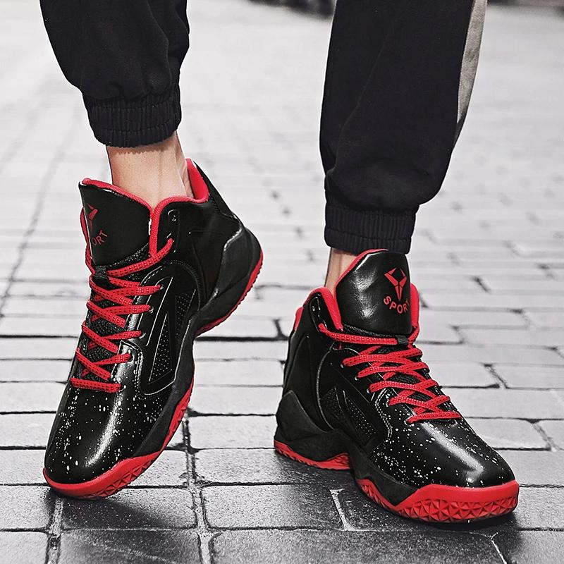 Schuhe für Herren Laufen Herren Rutschfeste Basketball Atmungsaktive Trainings Sportschuhe für Jungen Strapazierfähige Lauf-Sneaker