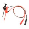 2Pcs Black Red Banana Plug Socket Test S Test Clip Hook Set 2mm P1511B