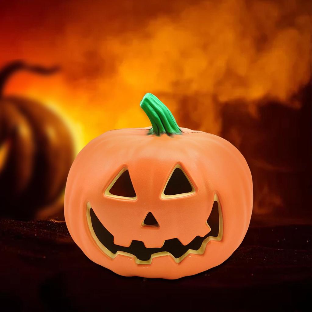 Halloween Lantern Pumpkin Figurine Light Table Centerpieces Home Ornament