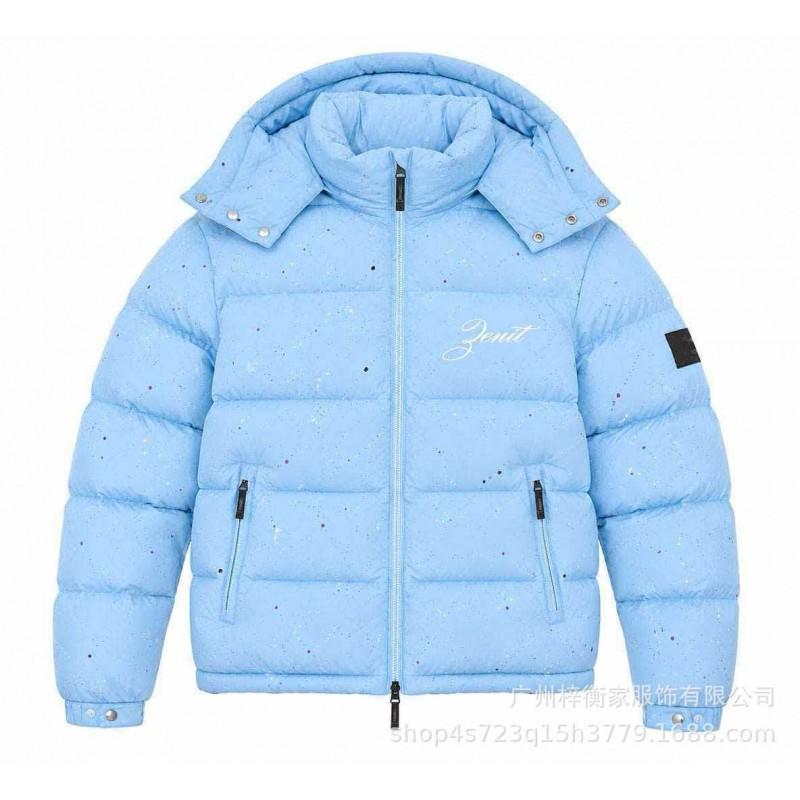 Y2K Loose Fit Hooded Zip-Up Puffer Jacket Unisex Casual All-Match Winter Coat