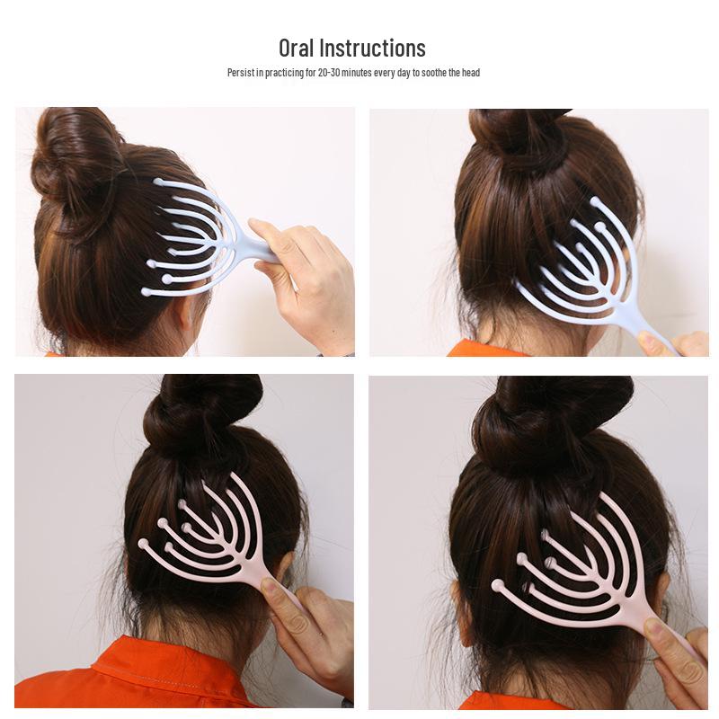 Nine-Claw Octopus Head Massager Roller Ball for Relaxation