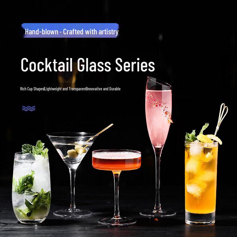 Creative Glass Champagne & Cocktail Glass Set