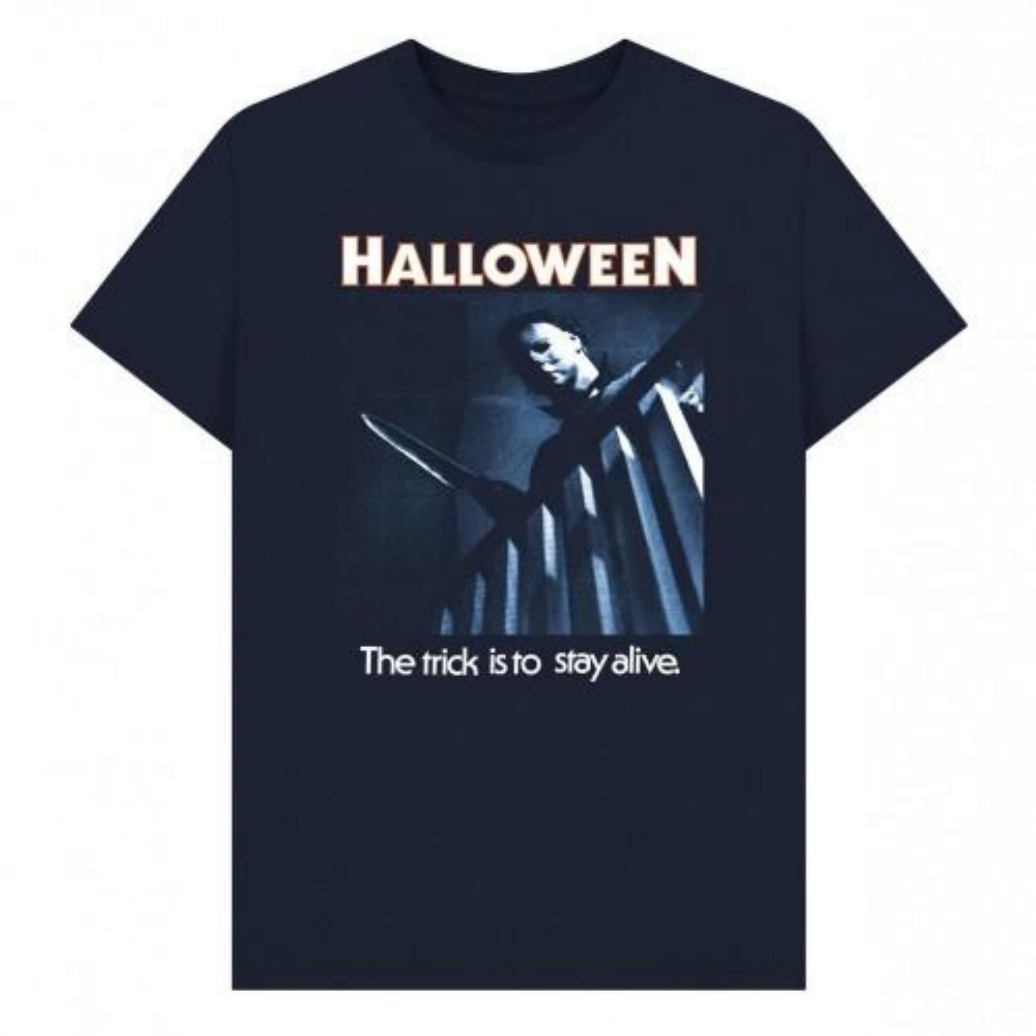 Halloween Unisex Adult Trick To Stay Alive T-Shirt XXXXL