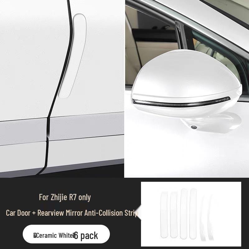 Zhiji R7 Rearview Mirror Anti-Collision & Anti-Scratch Interior Strip