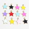 50pcs Bow Butterfly Star Charms Pendant Enamel Metal for Earrings Necklace Bracelet DIY Jewelry Making Accessories Findings