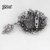 Anti-slip Brooch Women Retro Victorian Human Profile Rhinestone Decor Hollow