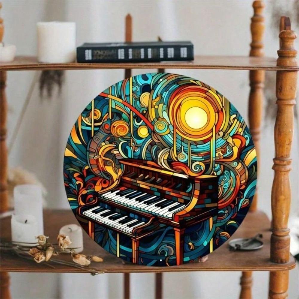 Piano Keys Metal Wall Art Home Decor