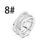 New 925 Silver Pearl Set Charms Ring Heart Earrings Beads Romantic Pendant Fit Bracelets Necklace Fine Jewelry Gift